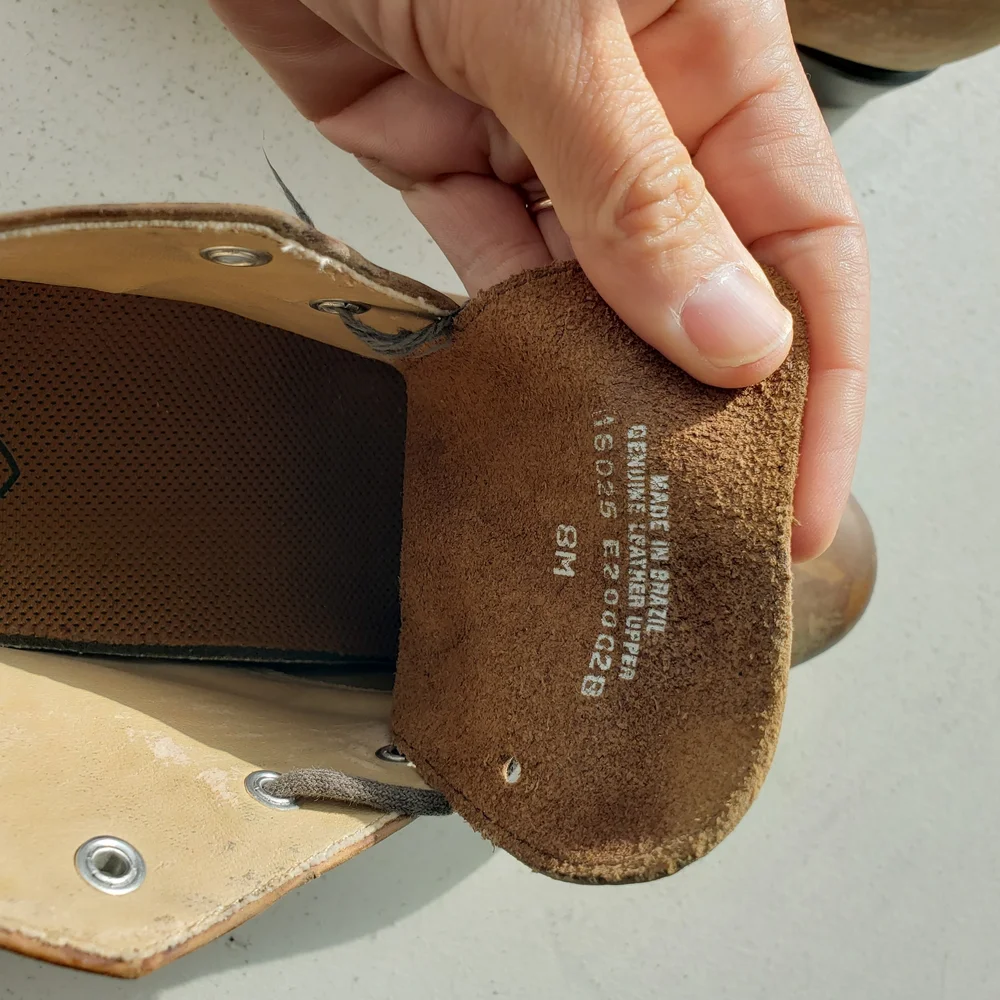 Womens Ariat Heritage Paddock Kittie Fringe Tan Leather Ankle Boots Size 8M - Picture 8 of 10